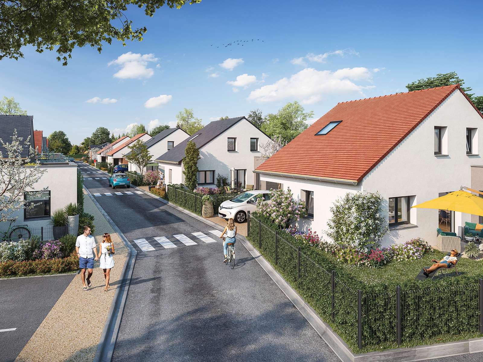 Programme Immobilier Neuf Rang-du-Fliers Maison Neuve T3 T4 T5 Vue Extérieure Quartier